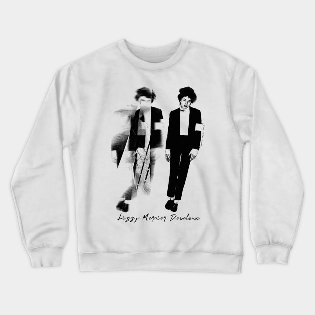 Lizzy Mercier Descloux Crewneck Sweatshirt by unknown_pleasures